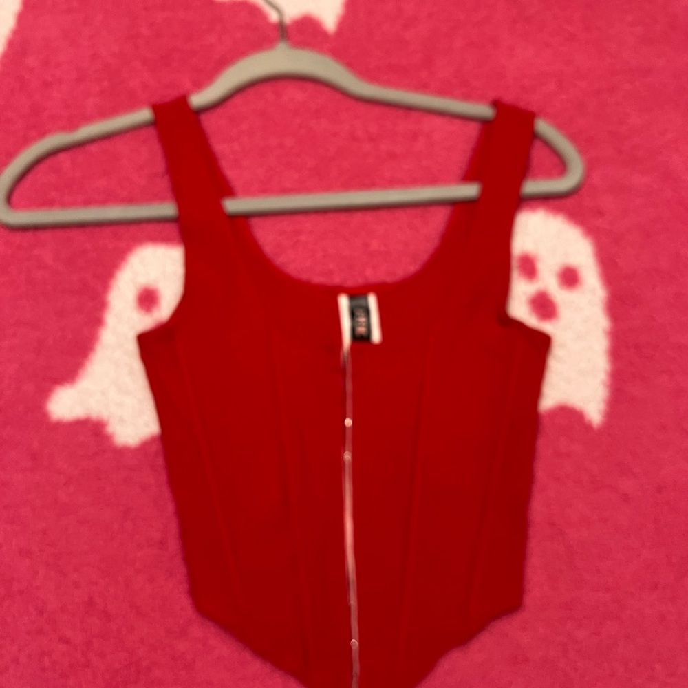 Mystique Boutique Red Crop Top